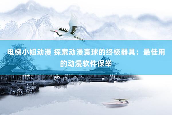电梯小姐动漫 探索动漫寰球的终极器具：最佳用的动漫软件保举