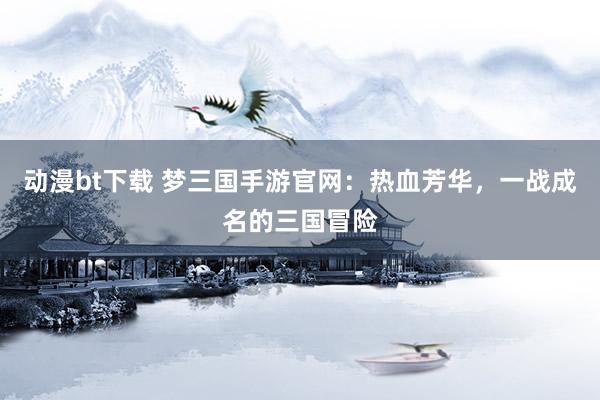 动漫bt下载 梦三国手游官网：热血芳华，一战成名的三国冒险