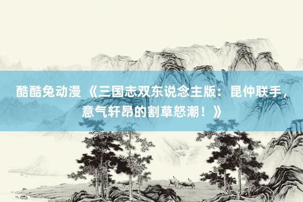 酷酷兔动漫 《三国志双东说念主版：昆仲联手，意气轩昂的割草怒潮！》